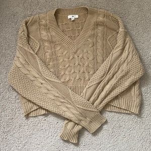 Cropped sweater